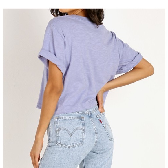 Richer Poorer Grown Up Crop Electric Violet Medium - Picture 2 of 6